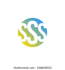 Abstract Triple S Logo Vector Stock Vector (Royalty Free) 1368230531 ...