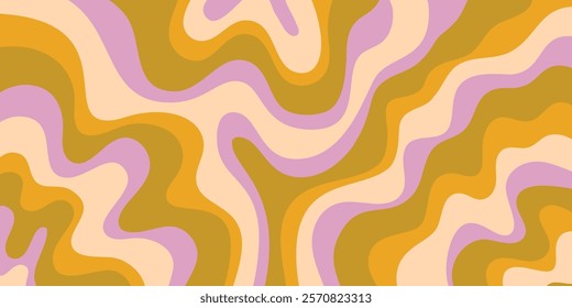 Abstract Trippy Psychedelic Texture. Y2k Geometric Pattern. Groovy Background Illustration Vector Design.