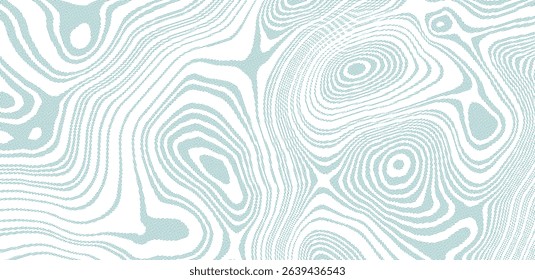 Abstract Trippy Psychedelic Texture. Y2k Geometric Green Pattern. Vector Illustration