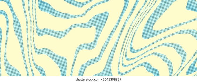 Abstract Trippy Psychedelic Texture. Y2k Vector Illustration