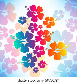 Abstract tropical background