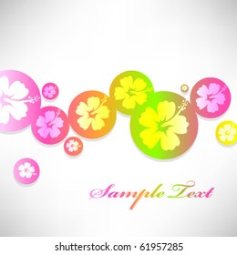 Abstract tropical background