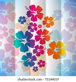 Abstract tropical background