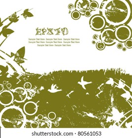 abstract tropical background