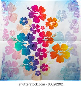 Abstract tropical background