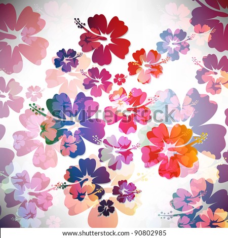 Abstract tropical background