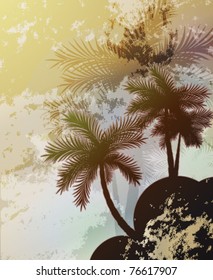Abstract  tropical background, eps10 format