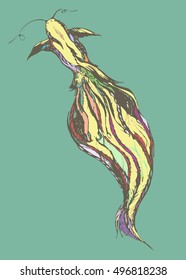 Abstract Tropical Fish