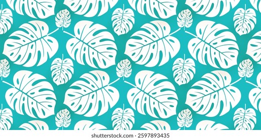 abstract tropical leaves patterns. Modern art minimalist style design templates, Abstract colorful monstera leaves shameless  backgrounds for cards, posters, covers, banners, or branding.