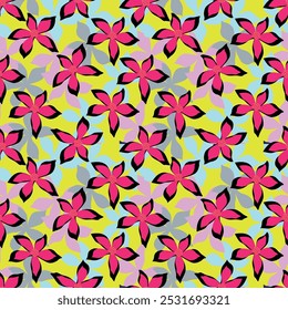 Abstract tropical leaves pattern.Vector design for fashion prints and backgrounds