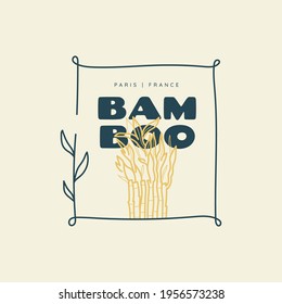 Abstract  Tropical Logo Flowers Vector Signs or Logo Templates. Retro Floral Illustration with Classy Typography. Feminine Logo. Modern Logo Template for florist, fashion blogger, design studio.