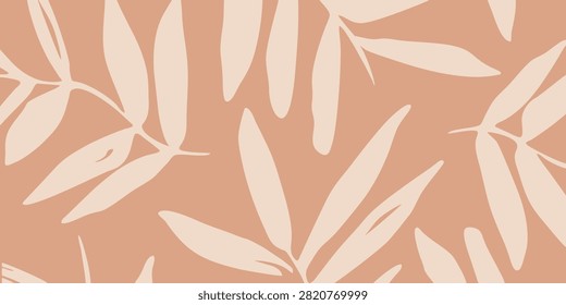 Abstract tropical palm leaf