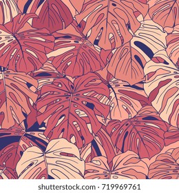 Abstract tropical plant background