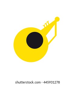 abstract trumpet