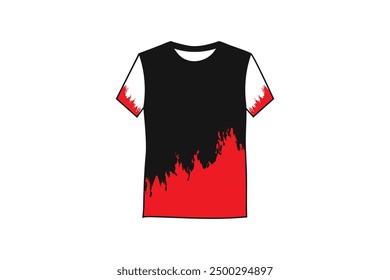 Abstract T-shirt art Vector illustration. T-shirt design sample.