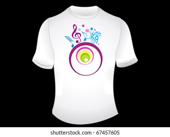 abstract t-shirt design vector illustration