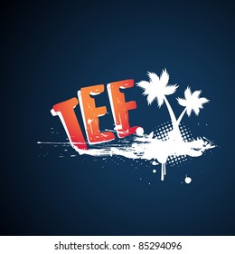 abstract tshirt style vector design