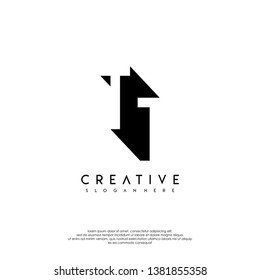 abstract TT logo letter in shadow shape design concept