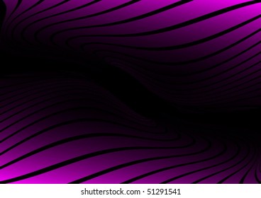 Abstract tunnel in pink