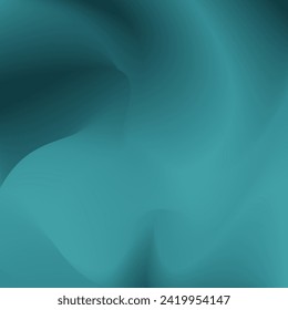 Abstract turquoise background, soft focus. Fluid, organic shapes. Cool, calming atmosphere. Minimalist design.