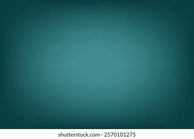 An abstract turquoise background with a spotlight. Blue background with lights.