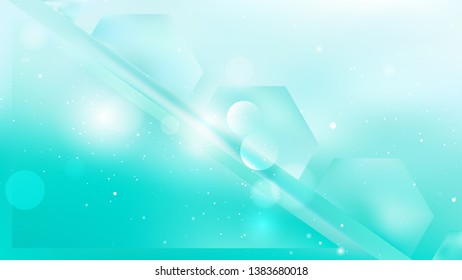 Abstract Turquoise Background Vector Art