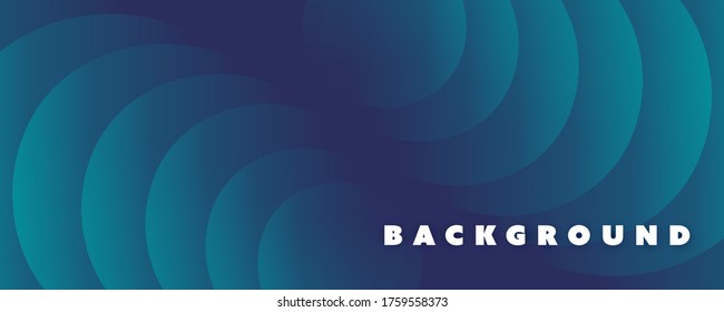 Abstract Turquoise and Dark Blue Minimal Geometric Pattern Background, Multi Purpose Template, Gradient Shapes Composition, Futuristic Poster, Header or Landing Page Design - Vector Illustration