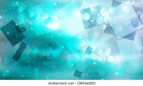 Abstract Turquoise Defocused Background Image