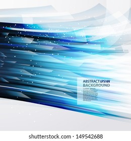 abstract turquoise design elements on a light background.