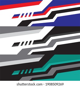 abstract turquoise geometric shapes sports design