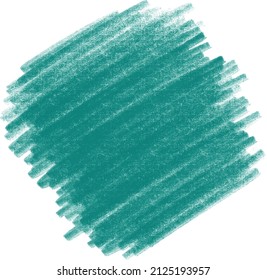 Abstract turquoise grunge watercolor hand paint texture, isolated on white background, watercolor textured backdrop, traced, vector eps 10