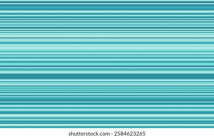 Abstract turquoise horizontal lines background.  Perfect for website banners, presentations, or modern designs needing a clean, minimalist aesthetic.  Evokes feelings of calm, speed, and technology.