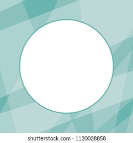 abstract turquoise label background