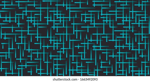 Abstract turquoise labyrinth background Matrix effect backdrop Tech graphic design Contemporary concept for business Turquoise color Geometric decor for banner caver Cool concept for poster 