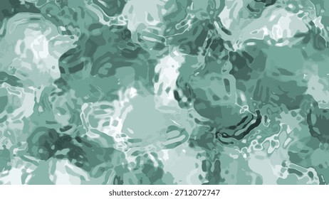 Abstractas superficie de agua turquesa con reflejos ondulantes que crean un movimiento hipnotizante, Abstractos Plástico Agua A, Imagen de Regalías Stock.