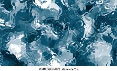 Superfície de água turquesa abstrata com reflexos ondulantes e realça o fundo do movimento, Abstracts Plastic Water A, Stock royalty.