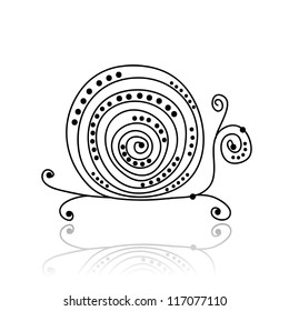 Abstract turtle design