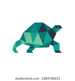 Abstract Turtle logo icon design, vector illustration, vector stock image, turtle sign symbol