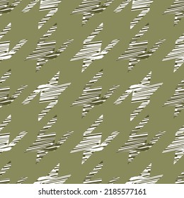 Abstract tweed check plaid seamless pattern. Grunge houndstooth endless wallpaper. Simple geometric tartan print. Design for fabric, textile, wrapping, cover, surface. Vector illustration