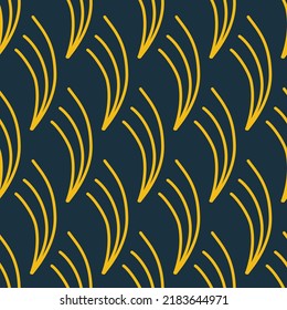 Abstract twig sprig botanical seamless pattern vector illustration