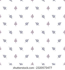 Abstract twigs ornament scandi style seamless vector pattern. Cute hand drawn floral background for kids room decor, nursery art, apparel, packaging, wrapping paper, textile, fabric, wallpaper, gift.