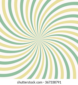 Abstract twirl background retro style
