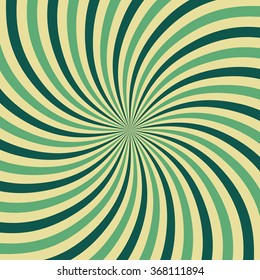 Abstract twirl background retro style