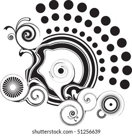 abstract twirl shape