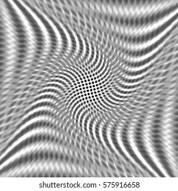 Abstract Twist Black Dot Vector Illustration ESP10