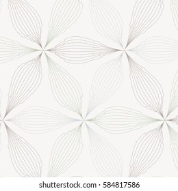 abstract twist linear flower vector pattern background