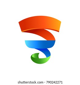 Abstract Twist Logo