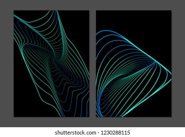 Abstract Twist Mesh Shape