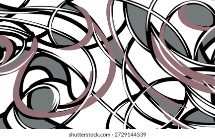 Abstract twist and square vector patern suitable for home decore 