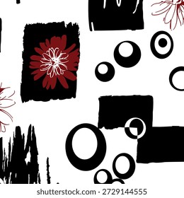 Abstract twist and square vector patern suitable for home decore 